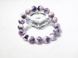 TI0041　ティファニーストーン（オパライズドフローライト）　１２ｍｍ　ブレスレット　