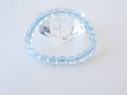 KA0142　カイヤナイトインクォーツ　７．５ｍｍ～８ｍｍ　ブレスレット　