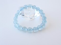KA0145　カイヤナイトインクォーツ　９．５ｍｍ～１０ｍｍ　ブレスレット　
