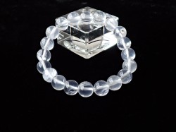 ME0084　【Melody's stone／メロディストーン】　メタモルフォーシスクォーツAA　１０ｍｍ　ブレスレット　☆Ａ．メロディ女史証明書付☆　【各種セール割引・ポイント付与対象外】