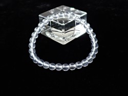 ME0085　【Melody's stone／メロディストーン】　メタモルフォーシスクォーツAAA　６ｍｍ　ブレスレット　☆Ａ．メロディ女史証明書付☆　【各種セール割引・ポイント付与対象外】