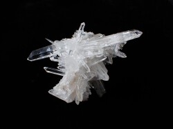 CB0531　【店長お薦めの逸品】　コロンビアレムリアンシードクリスタル　クラスター　２４６．７ｇ