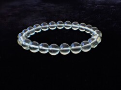 RI0216　【プレミアム】　リビアングラス　８ｍｍ～８．３ｍｍ　ブレスレット　☆宝石鑑別書付き☆