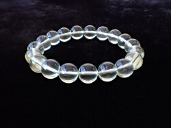 RI0218　【プレミアム】　リビアングラス　１０．３ｍｍ～１０．５ｍｍ　ブレスレット　☆宝石鑑別書付き☆