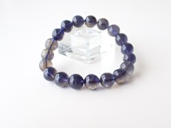 AA0267　アイオライト　１０ｍｍ～１１ｍｍ　ブレスレット　