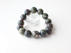 AB2654　【珍品】　梅花石　１６ｍｍ　ブレスレット　◇ネコポス対応可◇
