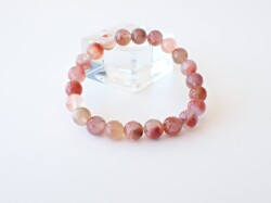 南紅瑪瑙　布袋様 MD0254 【限定価格】 南紅アゲート（南紅瑪瑙） 8．5mm～9mm