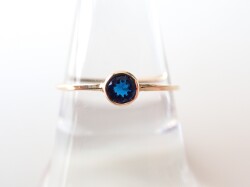 AF0058　アフガナイト　K18リング　☆ソーティングメモ付き☆