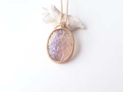 AD0224 【限定価格】 アメトリン ペンダントネックレス