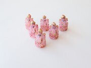 RB0345　ガネーシャ像／ローズクォーツ　◇ネコポス対応可◇