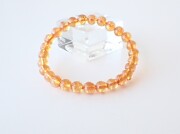 HE0212　インペリアルトパーズ　７．１ｍｍ～８ｍｍ　ブレスレット