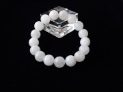 KM0003　【限定入荷】　山梨県産　甲州乙女水晶　１２ｍｍ　ブレスレット　◇証明書付き◇　☆各種セール・ポイント付与対象外☆　