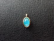 HQ0030　ヘミモルファイト（ステラエスペレンサ）　K18ペンダントップ　☆各種セール・ポイント付与対象外☆