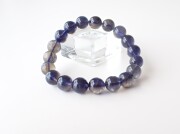 AA0267　アイオライト　１０ｍｍ～１１ｍｍ　ブレスレット　