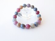 SB0613　ミックカラーサファイア　１０ｍｍ　ブレスレット