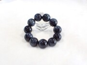 TC0060　ブルータイガーアイ　１８ｍｍ　ブレスレット　