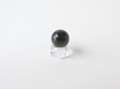 MA0423　【プレミアム】　モルダバイト　スフィア（丸玉）／一部原石肌　直径：１５．８ｍｍ　☆宝石鑑別書付き☆