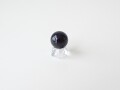 MA0428　【プレミアム】　モルダバイト　スフィア（丸玉）／一部原石肌　直径：１７．１ｍｍ　☆宝石鑑別書付き☆