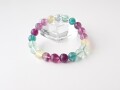 FA0377　フローライト　９．５ｍｍ～１０ｍｍ　ブレスレット　◇ネコポス対応可◇