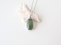 MA0435　モルダバイト　ペンダントトップ　☆宝石鑑別書付き☆