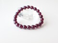 GB0217　ロードライトガーネット　８ｍｍ　ブレスレット