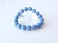 BM0024　【店長お薦め】　☆稀少☆　ブルーオパール　１１．２ｍｍ～１１．８ｍｍ　ブレスレット