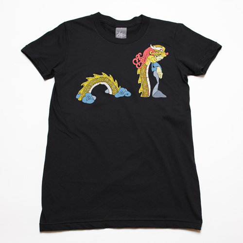 【0042】【Women's】12GRAIN/KID DRAGON/Ｔシャツ