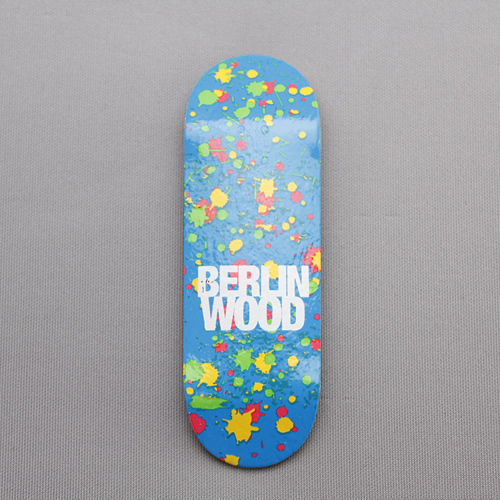 【BR078】BerlinWood/Wide Low BW Neon Splash/シングルデッキ