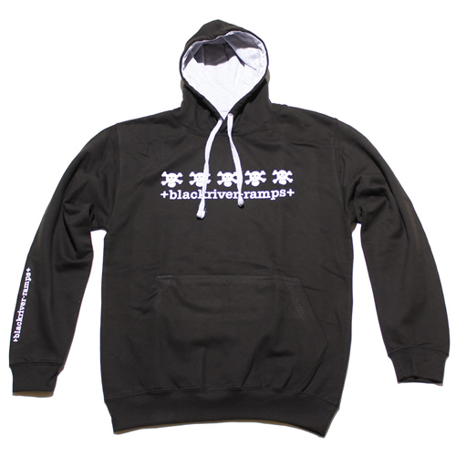 【BR295】blackriver-ramps/Hoody 5 Skulls/パーカ