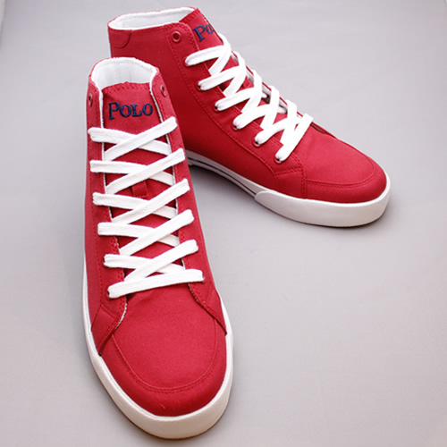 【D039】Polo Ralph Lauren/Walker Canvas High Top/スニーカー