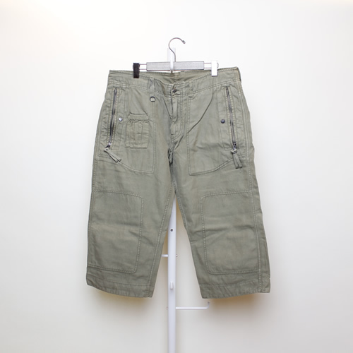 【D041】DIESEL/7分丈パンツ