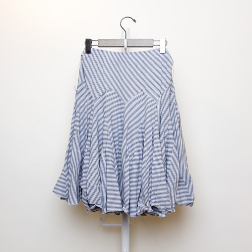 【D045】【Women】LAUREN/Jersey Stripe Skirt/スカート