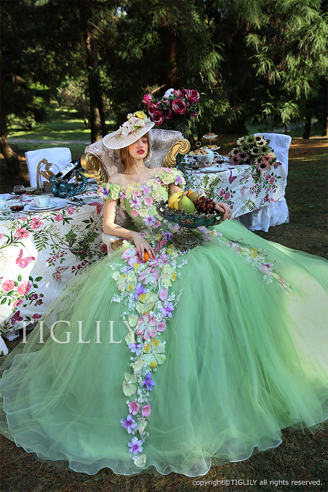 c157 ペイジ Paige TIGLILY ティグリリィ グリーン 緑