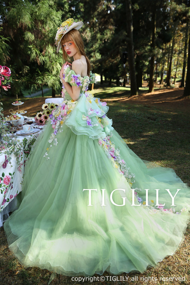 TIGLILYカラードレス（c157）　ペイジ