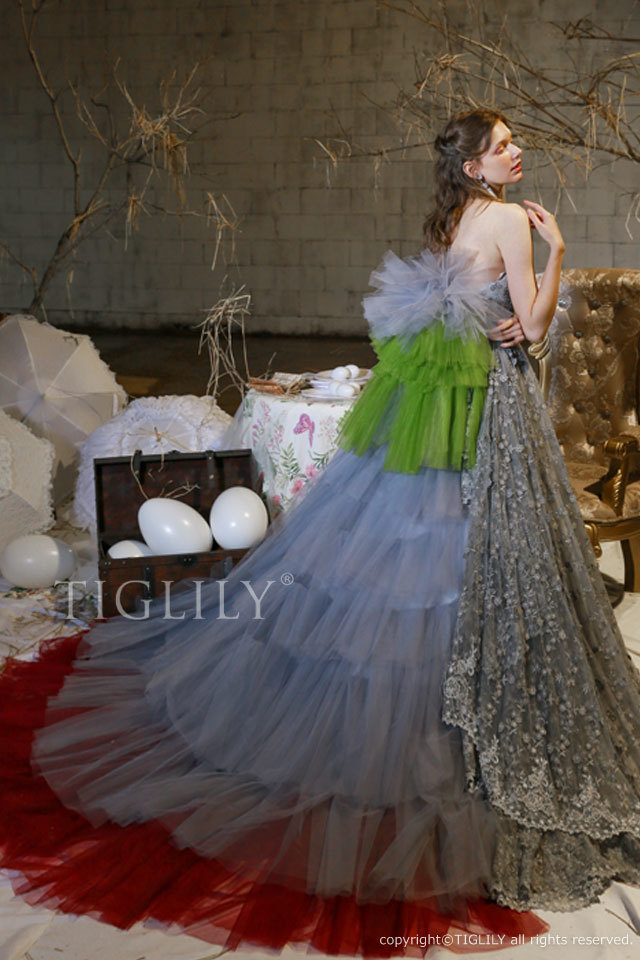 ラネ Lana】ウェディングドレス カラードレス（c555)