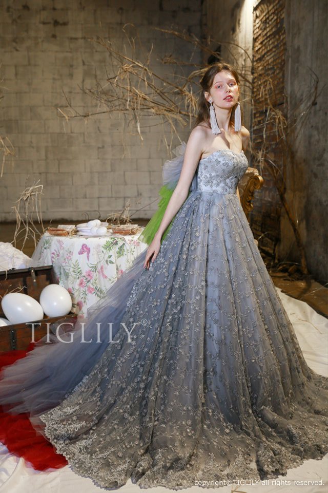 ラネ Lana】ウェディングドレス カラードレス（c555)