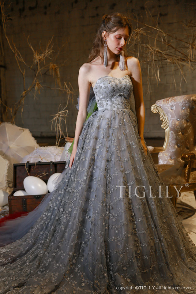 ラネ Lana】ウェディングドレス カラードレス（c555)