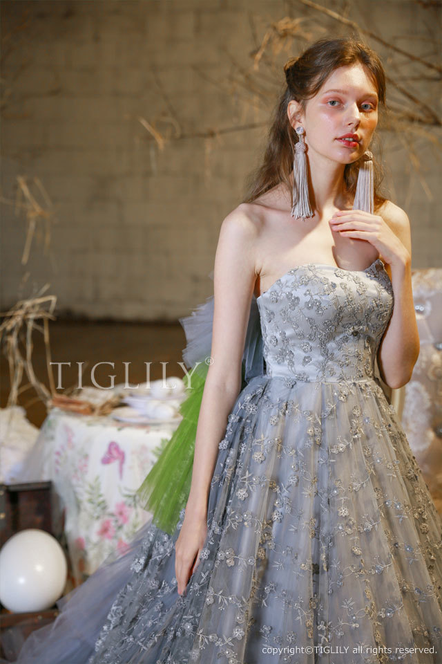 ラネ Lana】ウェディングドレス カラードレス（c555)