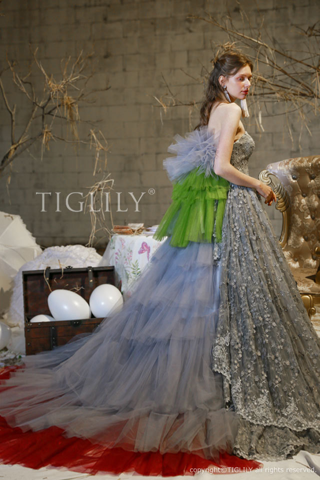 ラネ Lana】ウェディングドレス カラードレス（c555)