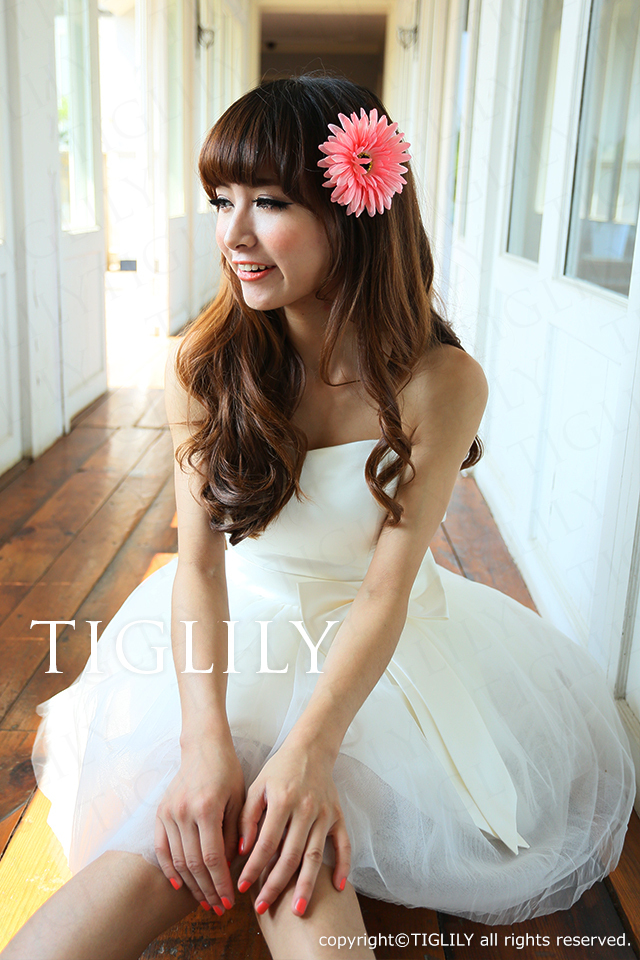 TIGLILY】ミニドレス＿ウェディングドレス＿ウエディングドレス