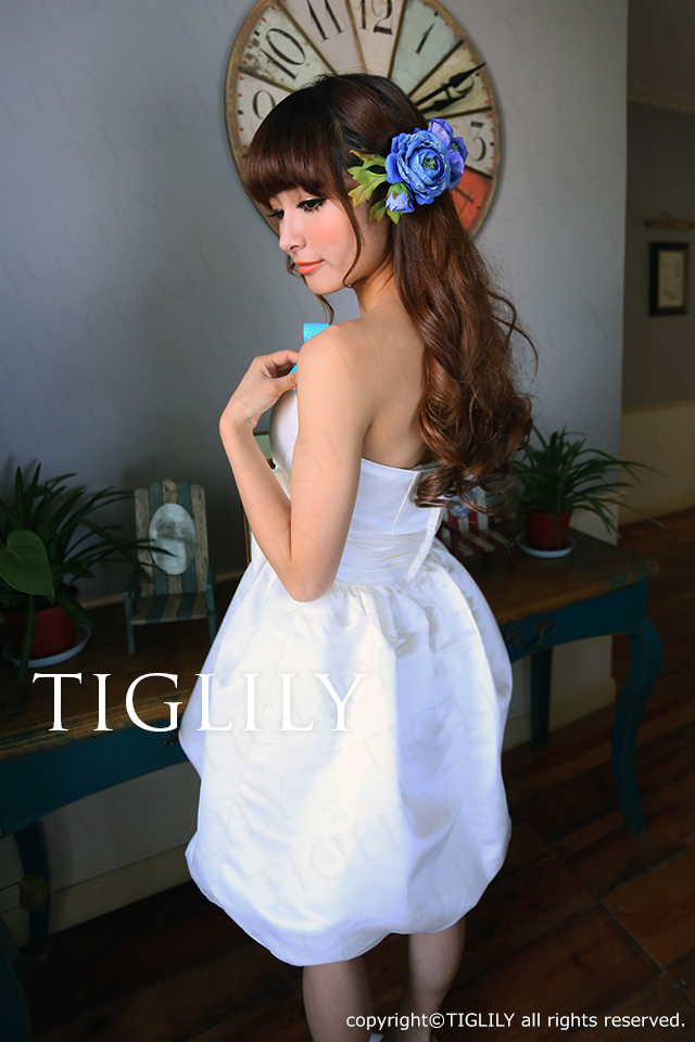 ウエディングドレス　ミニドレス TIGLILY】ミニドレス＿ウェディングドレス＿ウエディングドレス