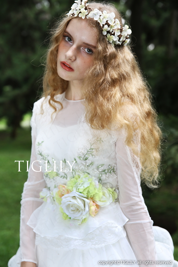 ウエディング　ボレロ 楽天市場】結婚式ボレロ 花柄レースボレロ サイズオーダーメイド