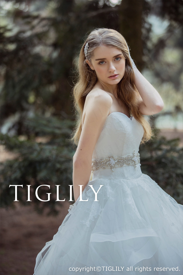 TIGLILY ホワイトドレスw331