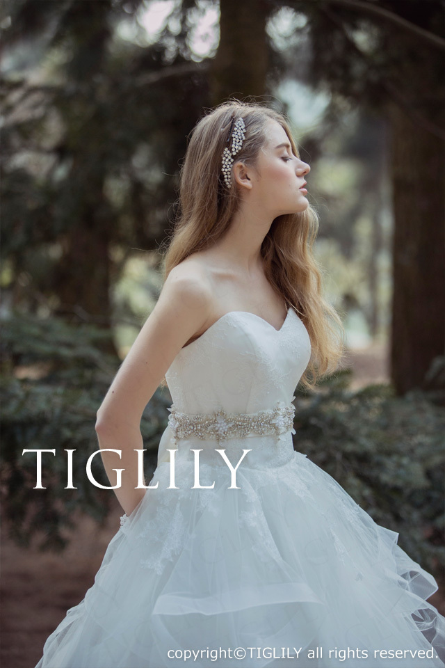 TIGLILY ホワイトドレスw331