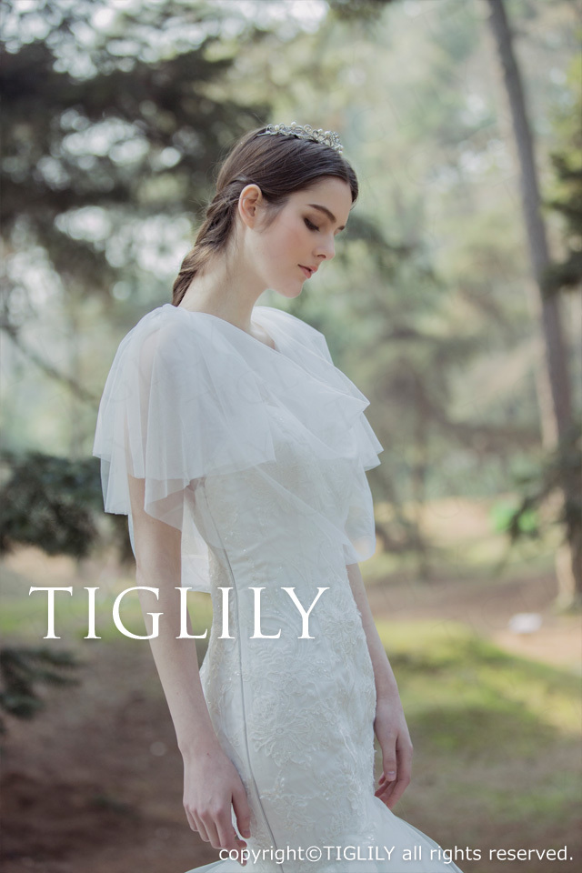 TIGLILY ホワイトドレスw336