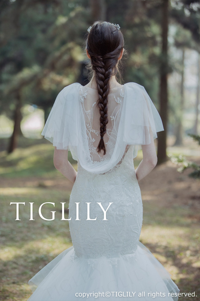 TIGLILY ホワイトドレスw336