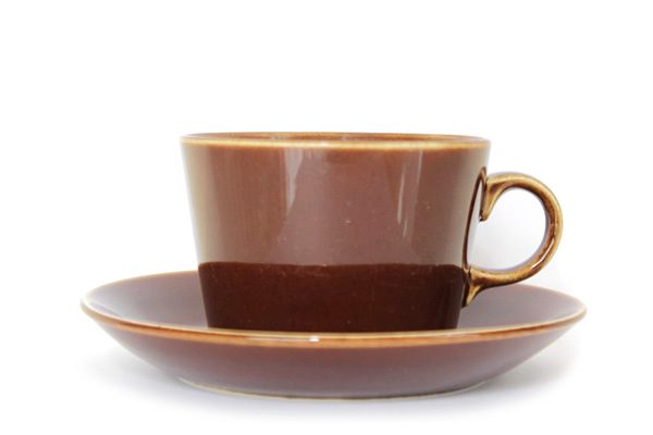ARABIA　Kilta　　　　　　　　　　　　コーヒーカップ＆ソーサー/220 ml (ブラウンCS2)
