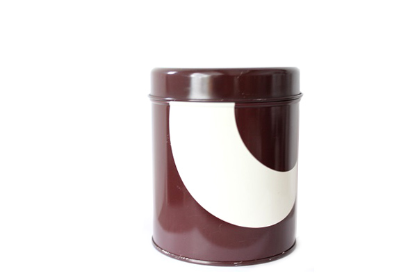 rikka アーリッカ コーヒー缶 Sサイズ ブラウン