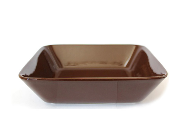 iittala　TEEMA　　　　　　　　　　　スクエアプレート/ブラウン1