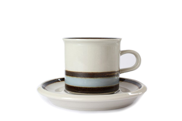 ARABIA　Suvanto　　　　　　　　　　コーヒーカップ＆ソーサー mini
